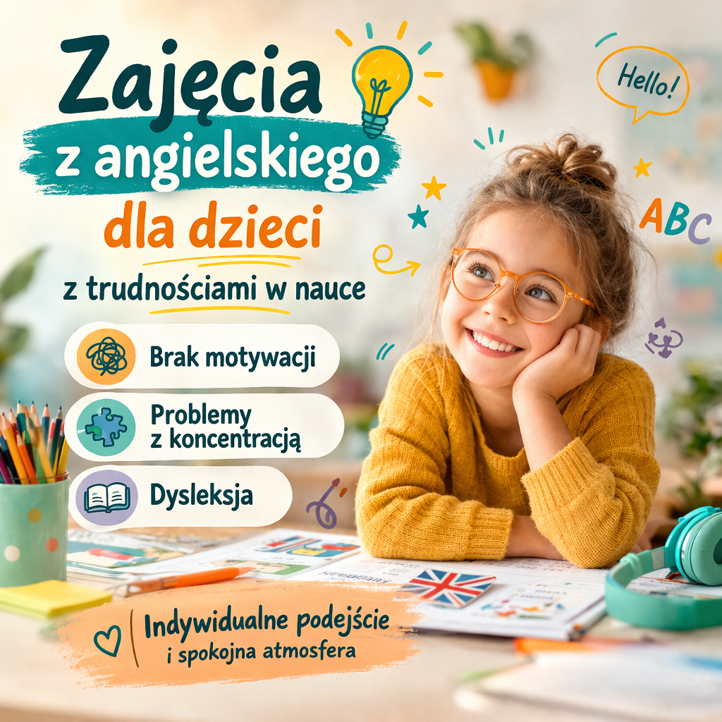 Angielski dla dzieci i młodzieży z trudnościami w nauce